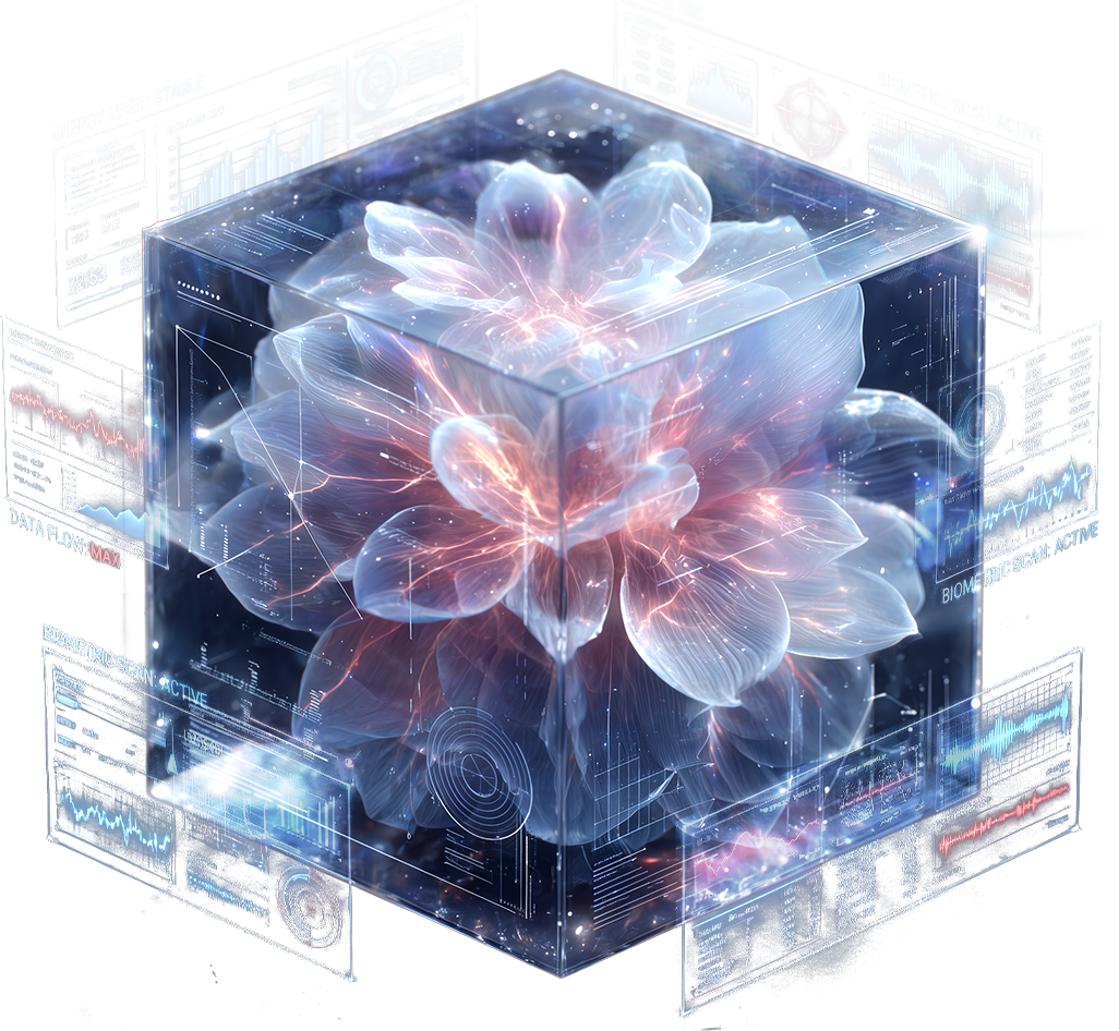 AI Crystal Flower
